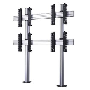 Khung treo màn hình ghép đa năng, cố định bằng bulong xuống sàn BT8372-2×2